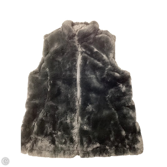 Vest Faux Fur & Sherpa By Nicole Miller In Black, Size: S