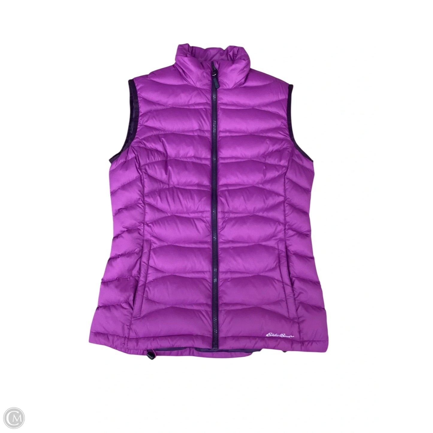 Vest Puffer & Quilted By Eddie Bauer In Purple, Size: S