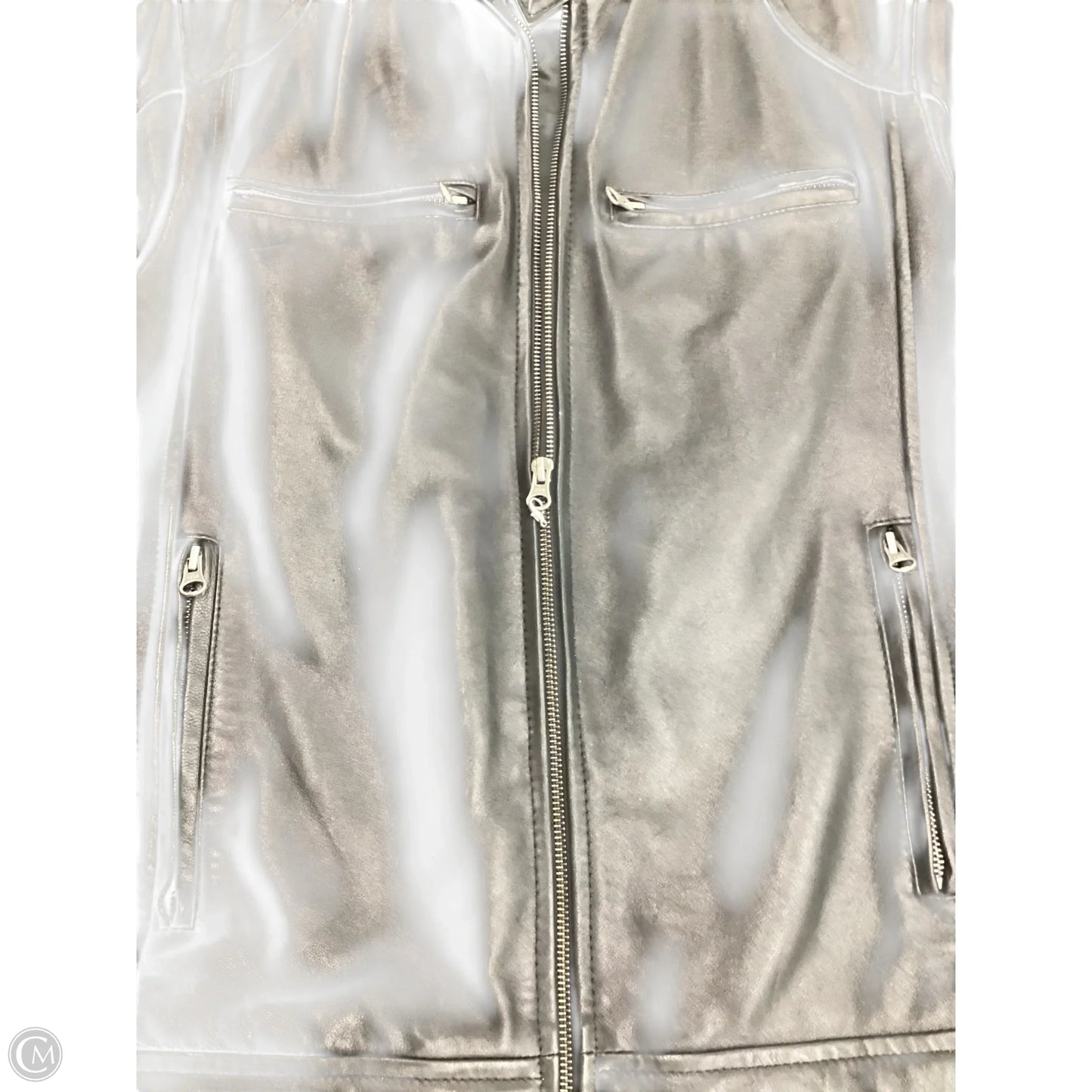 Coat Leather By Cmc In Black, Size: L