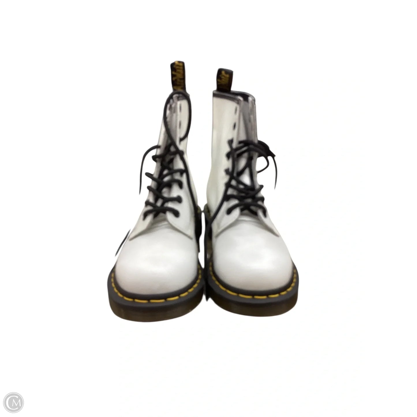 Boots Combat By Dr Martens In White, Size: 7
