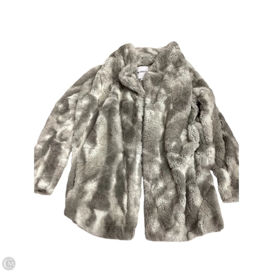 Jacket Faux Fur & Sherpa By Bb Dakota In Grey, Size: Xs