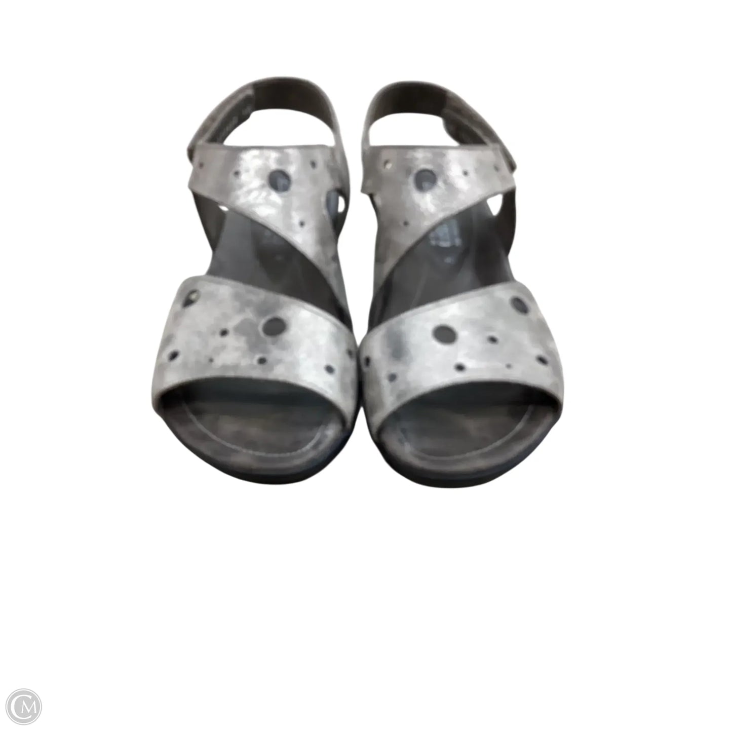 Sandals Heels Wedge By Mephisto In Taupe, Size: 6
