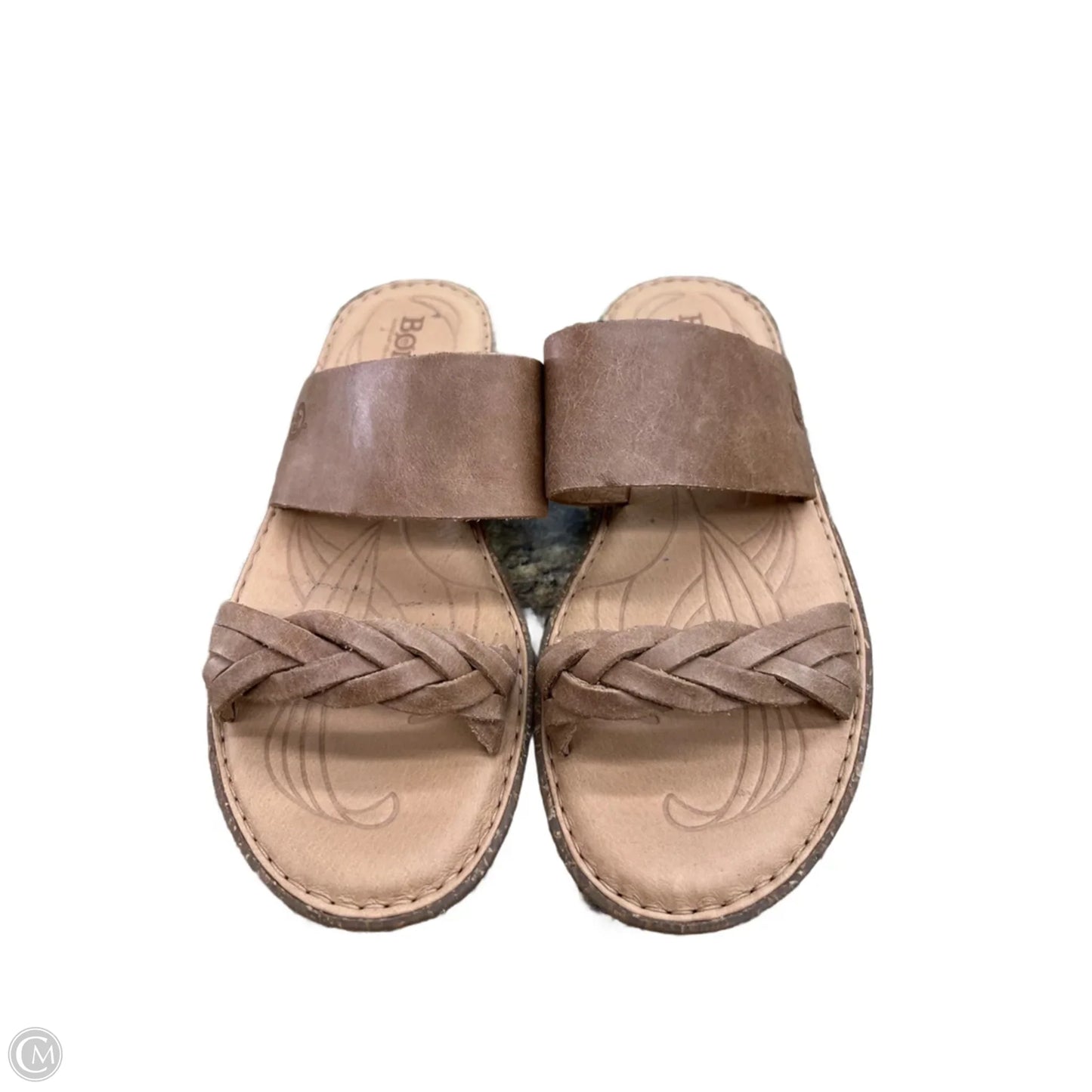 Sandals Flats By Born In Tan, Size: 6