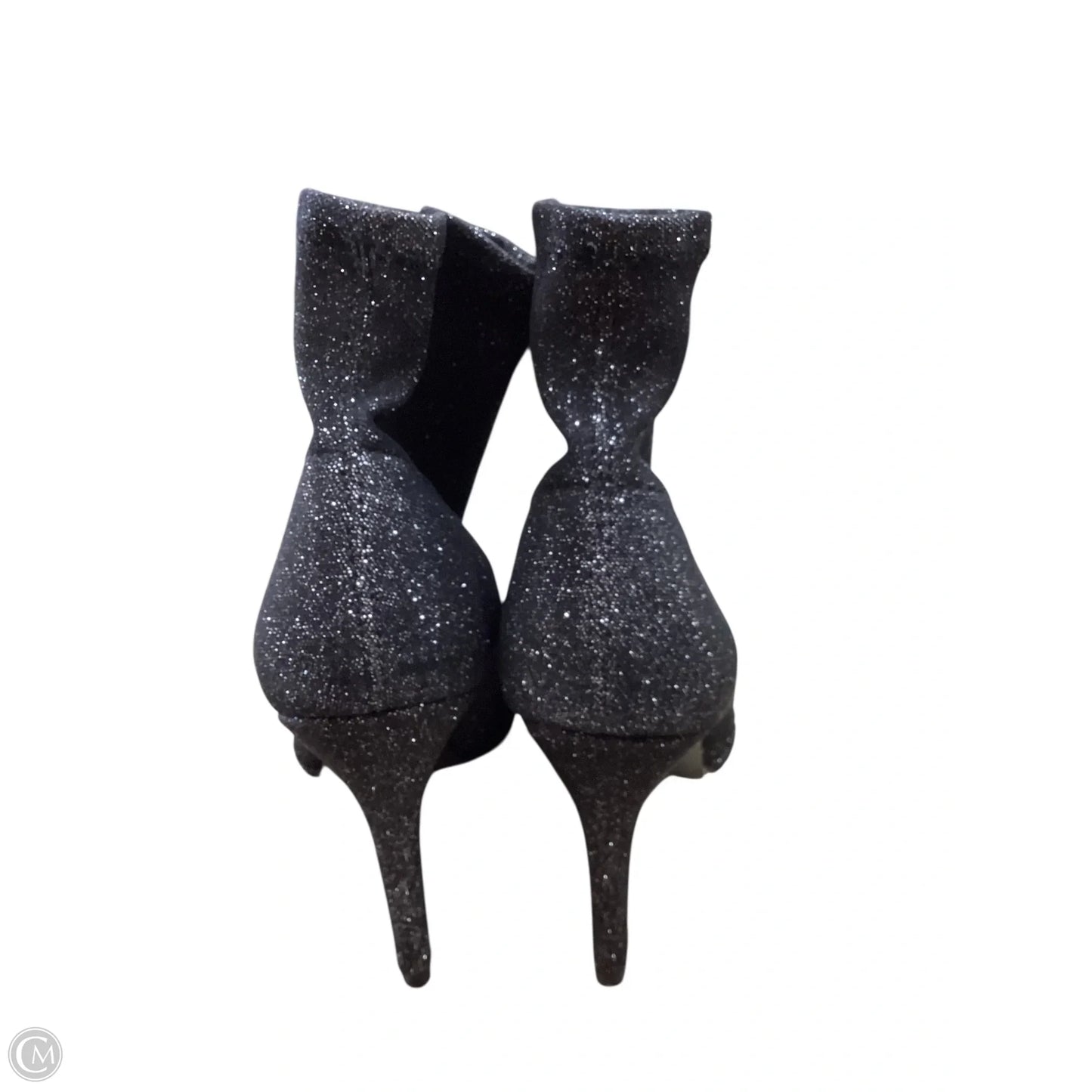 Boots Ankle Heels By Brash In Black, Size: 7.5