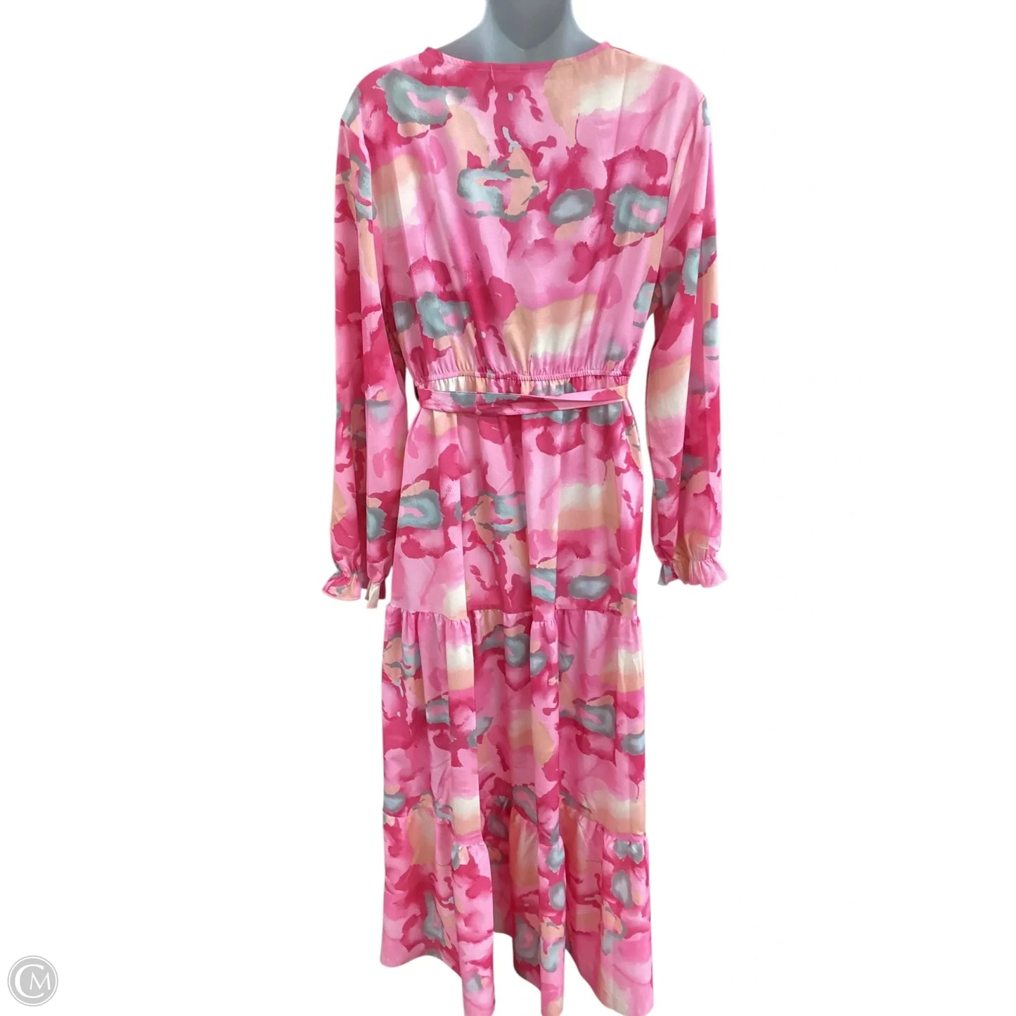 Dress Casual Maxi By Clothes Mentor In Pink, Size: L