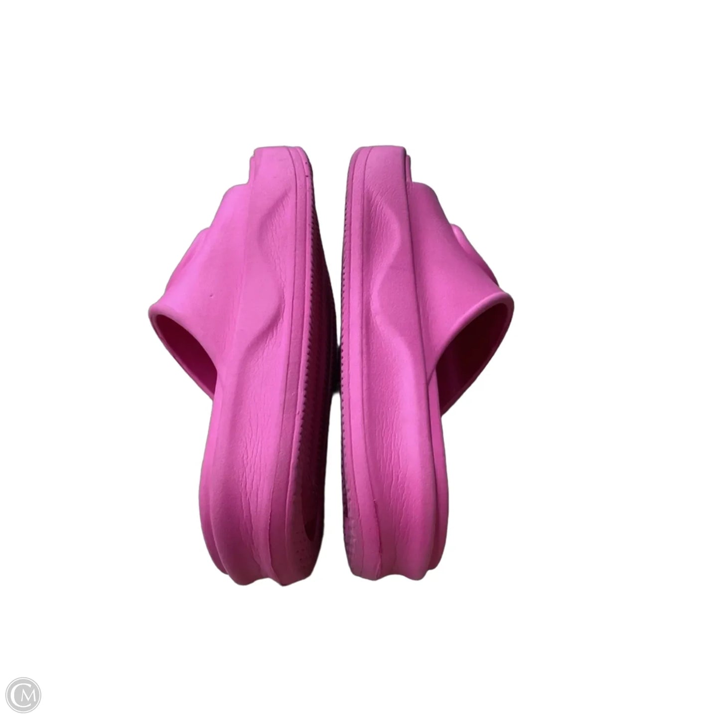 Sandals Heels Platform By Bamboo In Pink, Size: 8