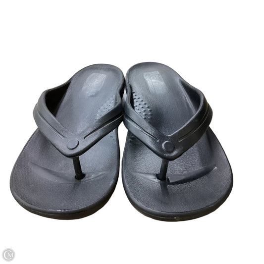 Sandals Flip Flops By Skechers In Black, Size: 7.5