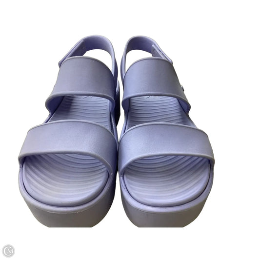 Sandals Heels Platform By Skechers In Purple, Size: 7