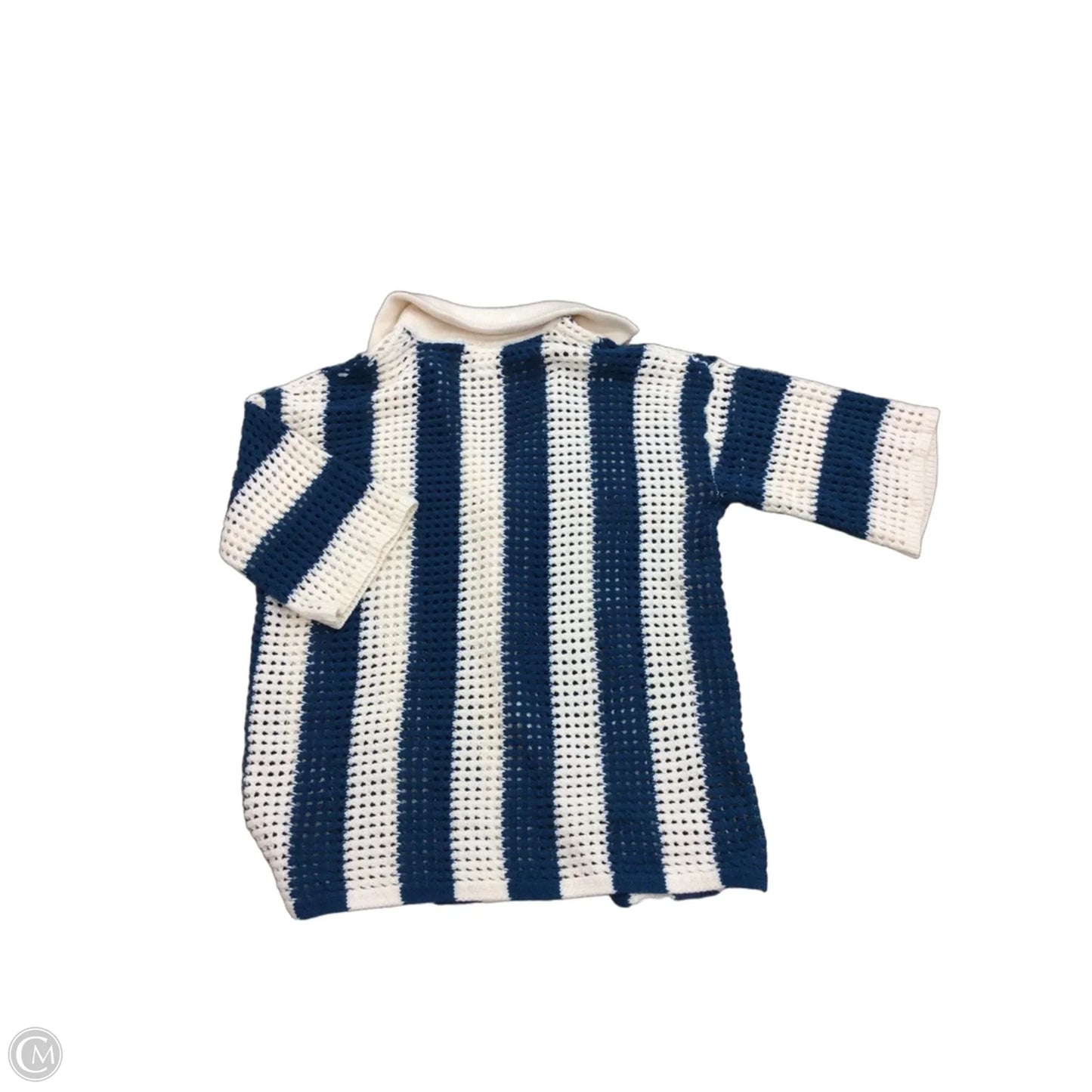 Sweater Short Sleeve By Vici In Striped Pattern, Size: S