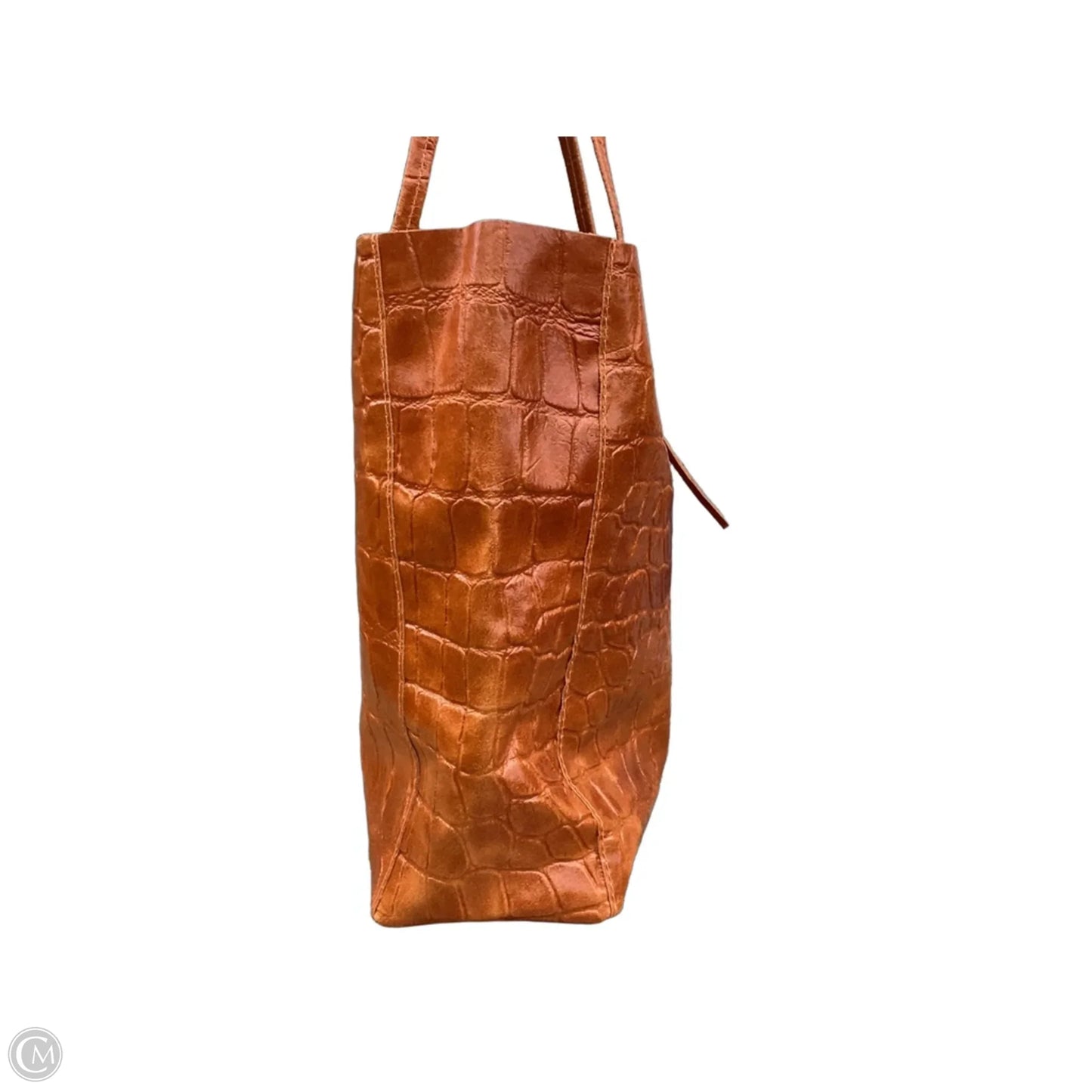 Handbag Leather By Cmc, Size: Large
