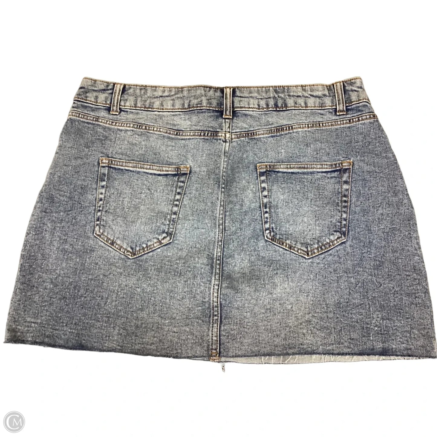 Skirt Mini & Short By Wild Fable In Blue Denim, Size: 18