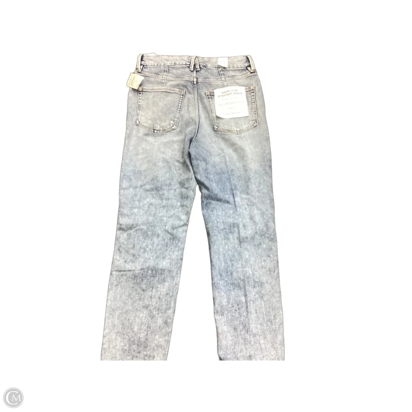 Jeans Straight By Good American In Blue Denim, Size: 10