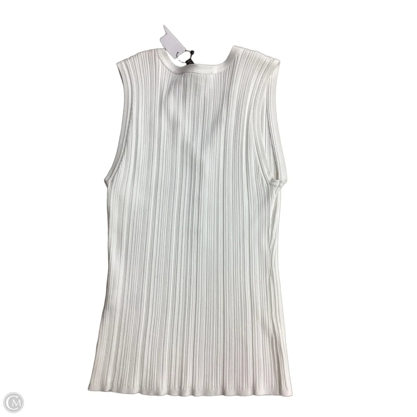 Top Sleeveless By White House Black Market In Ivory, Size: Xl