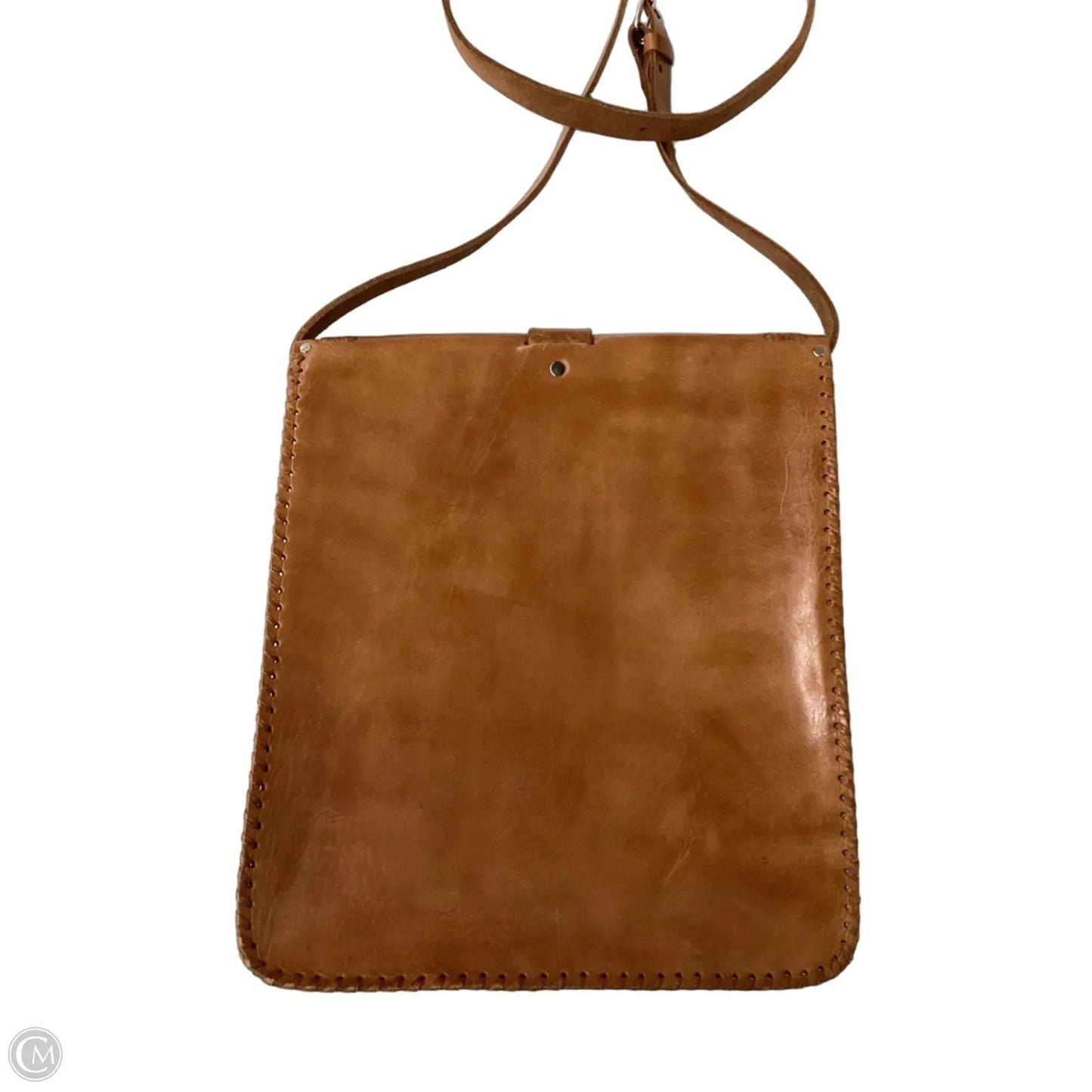 Crossbody Leather By Clothes Mentor, Size: Medium