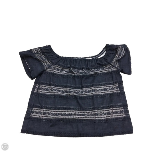 Top Short Sleeve By Inc In Black, Size: L