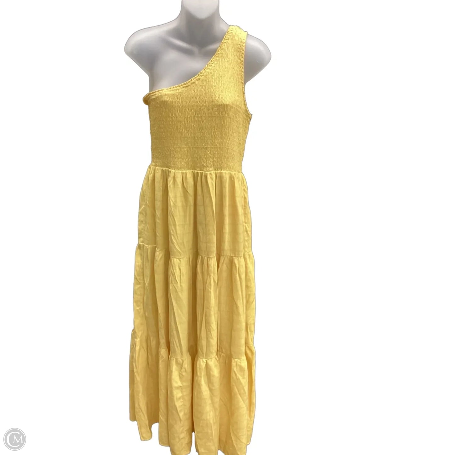 Dress Casual Maxi By Entro In Yellow, Size: L