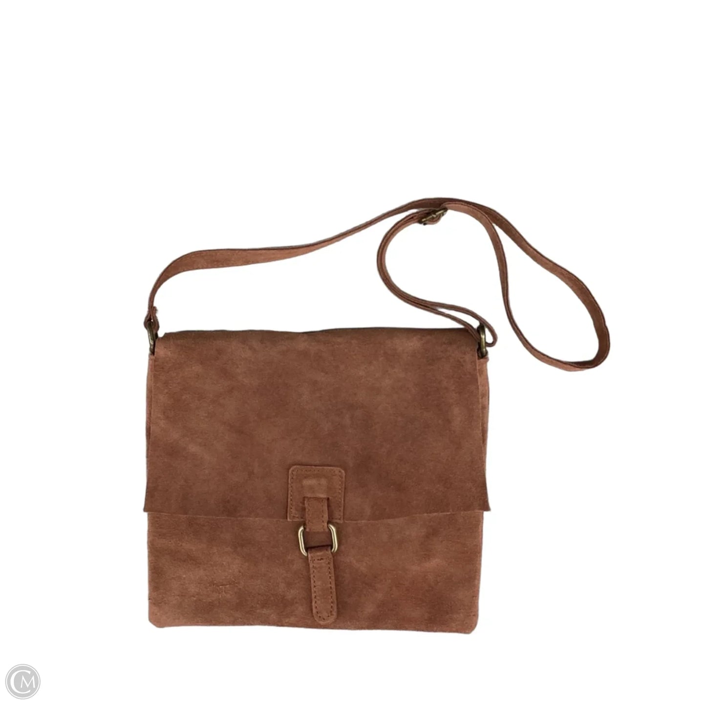 Crossbody Leather By Clothes Mentor, Size: Medium
