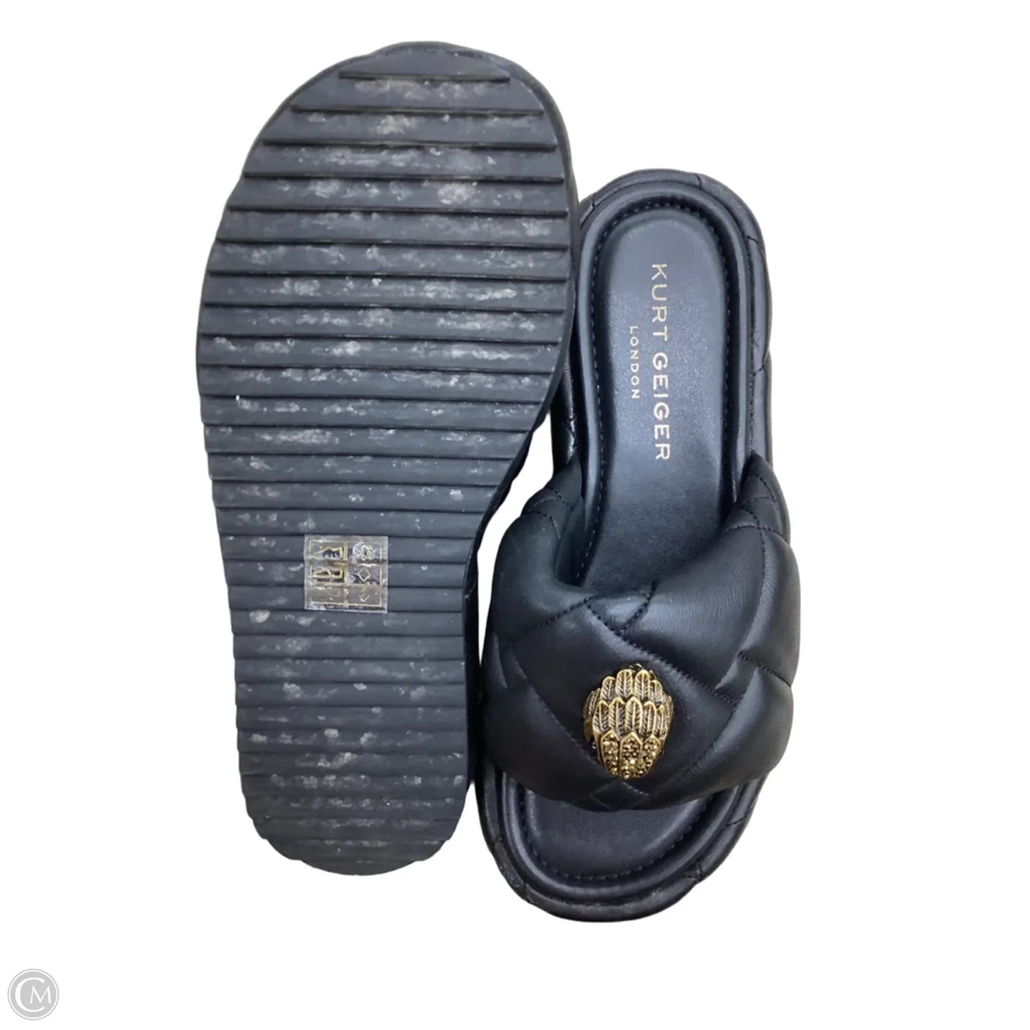 Sandals Designer By Kurt Geiger In Black, Size: 7