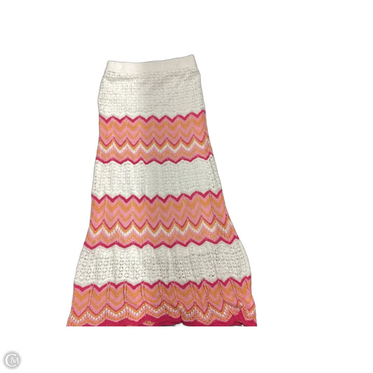 Skirt Maxi By Petal & Pup In Checkered Pattern, Size: M