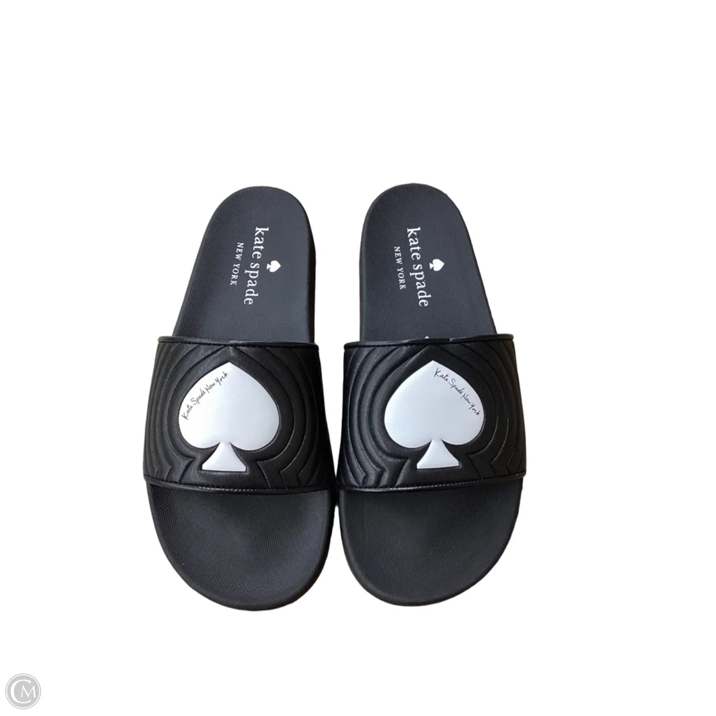 Sandals Designer By Kate Spade In Black, Size: 8