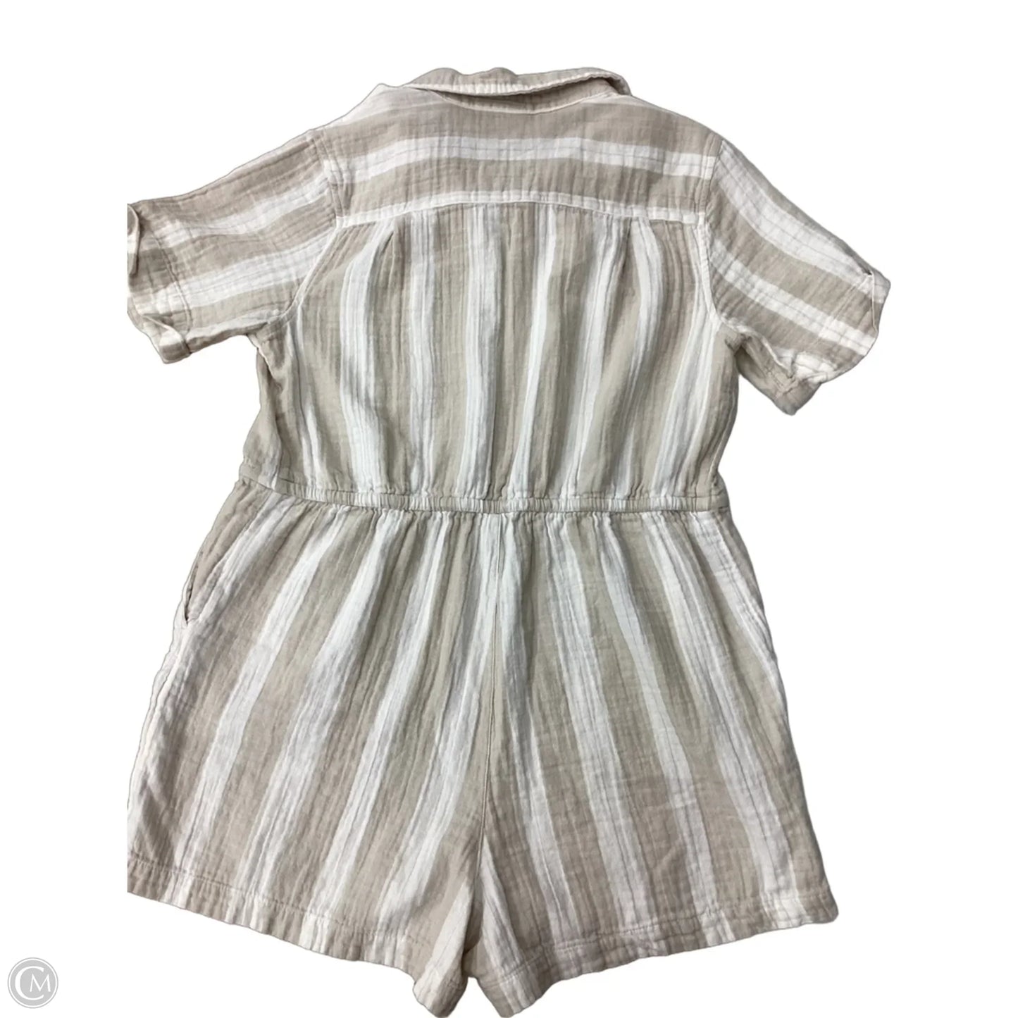 Romper By Old Navy In Tan & White, Size: M