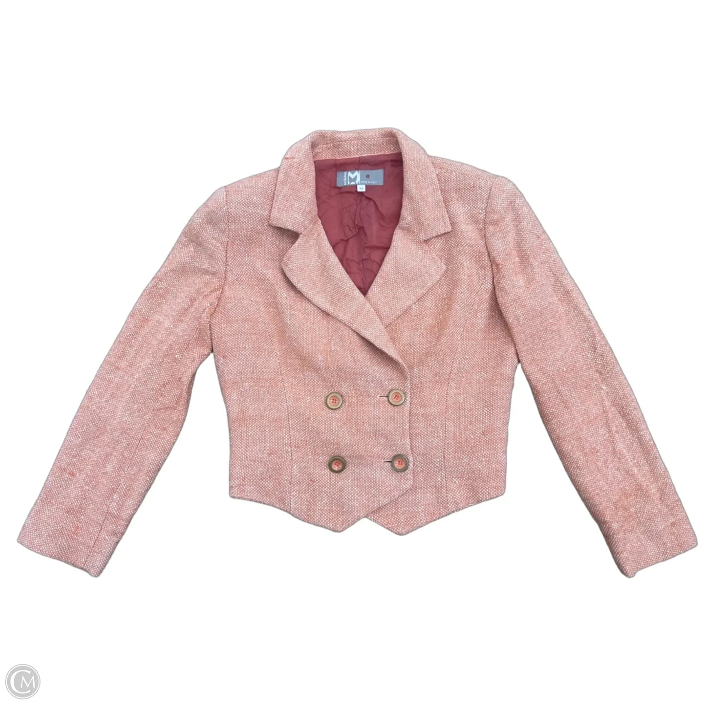 Blazer By Clothes Mentor In Orange, Size: S