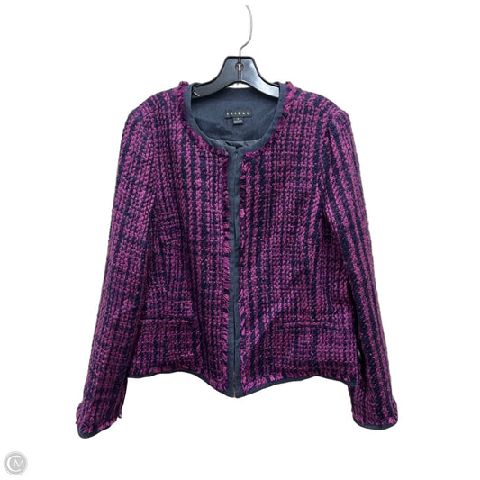 Blazer By Tribal In Blue & Purple, Size: M