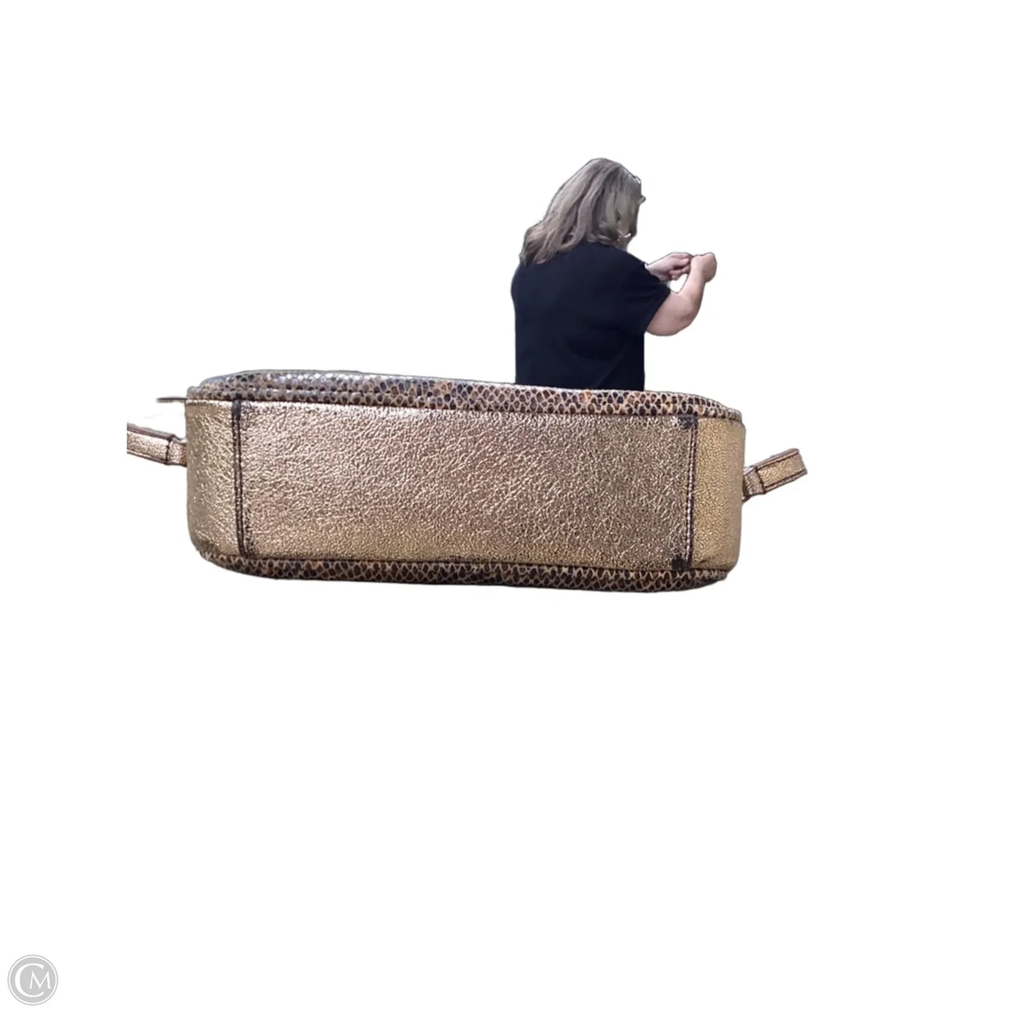 Crossbody Leather By Cmc, Size: Medium