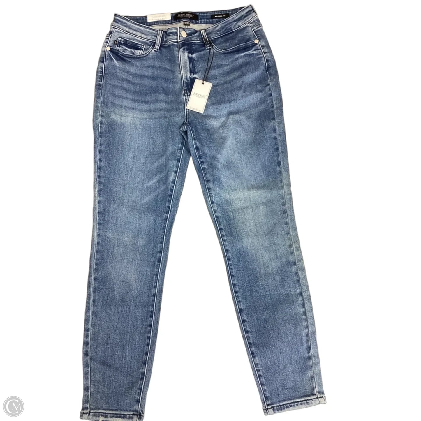 Jeans Boyfriend By Judy Blue In Blue Denim, Size: 12