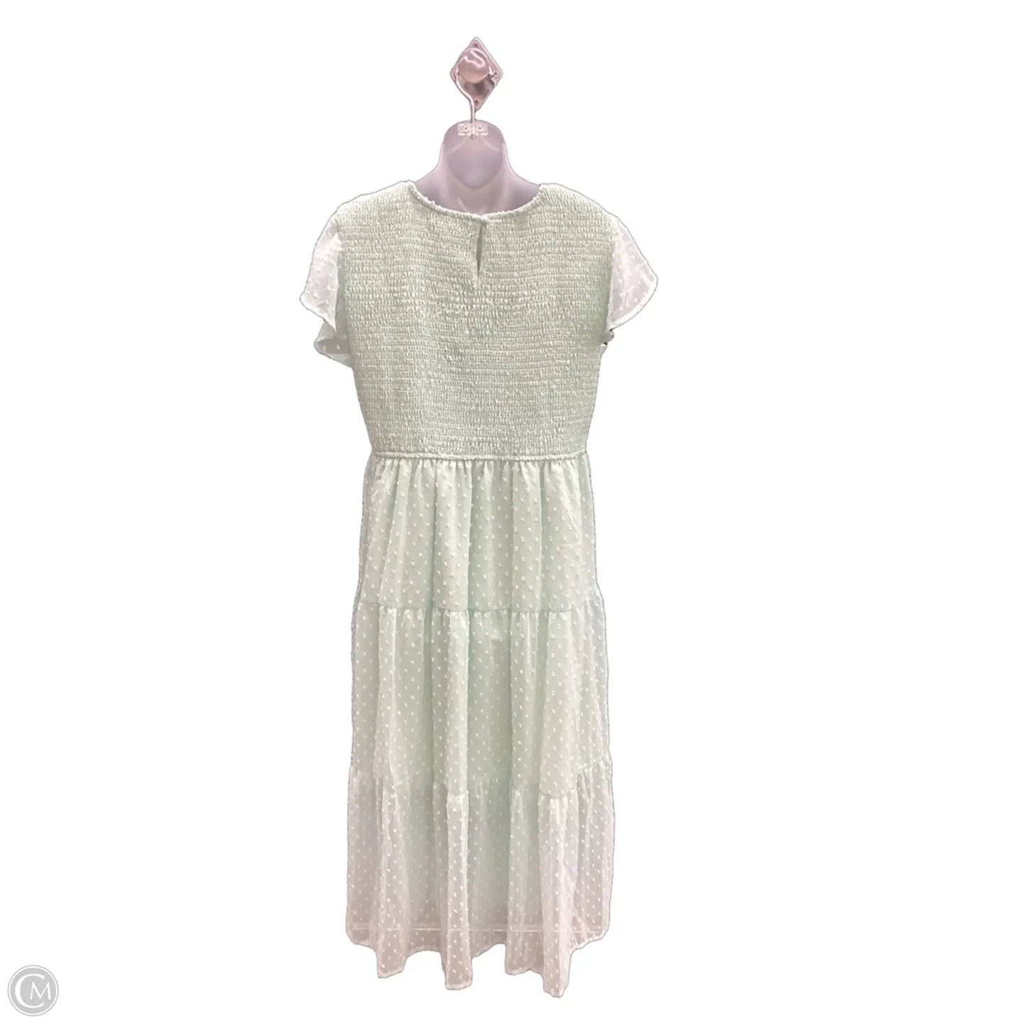 Dress Casual Midi By Merokeety In Green, Size: Xl
