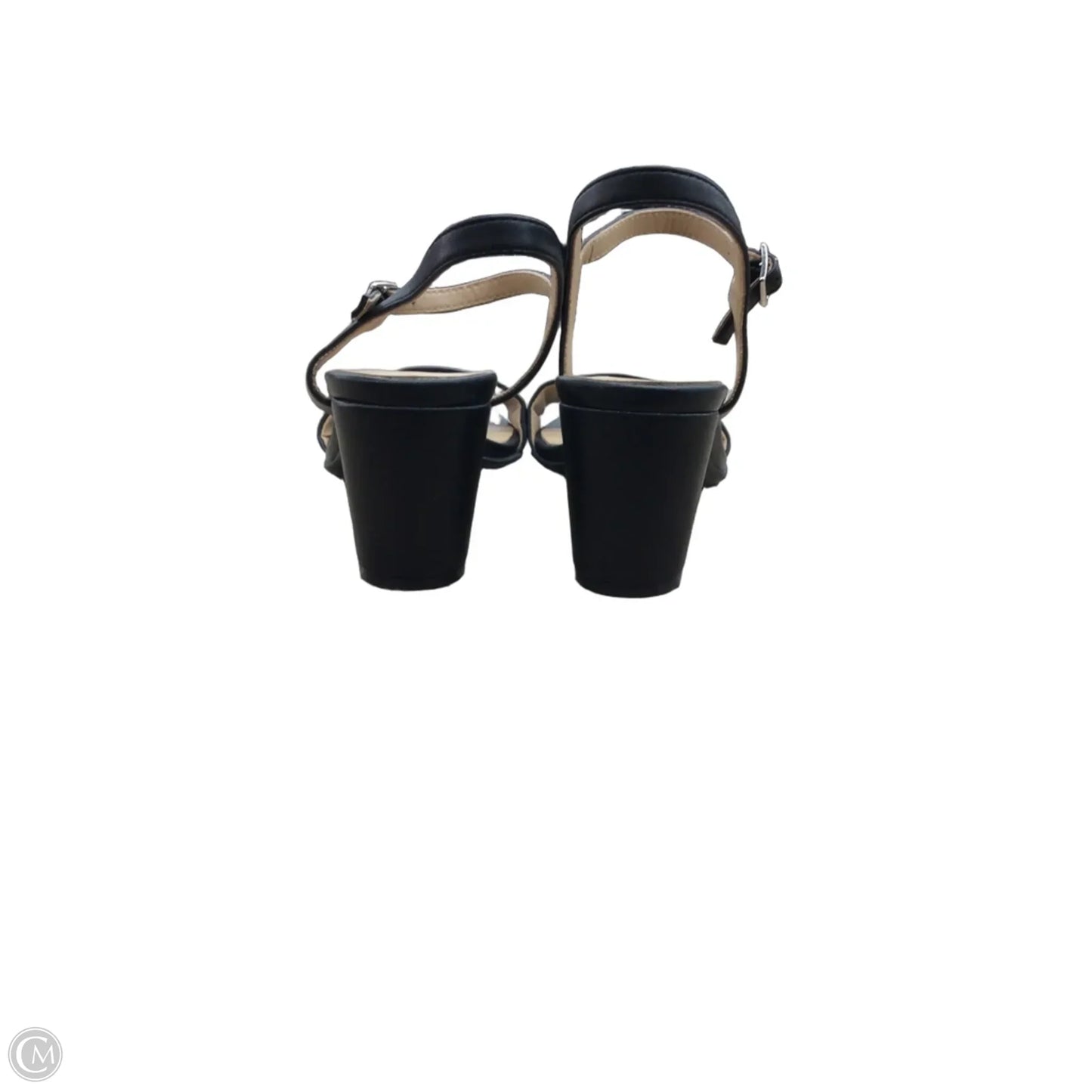 Sandals Heels Block By Naturalizer In Black, Size: 9