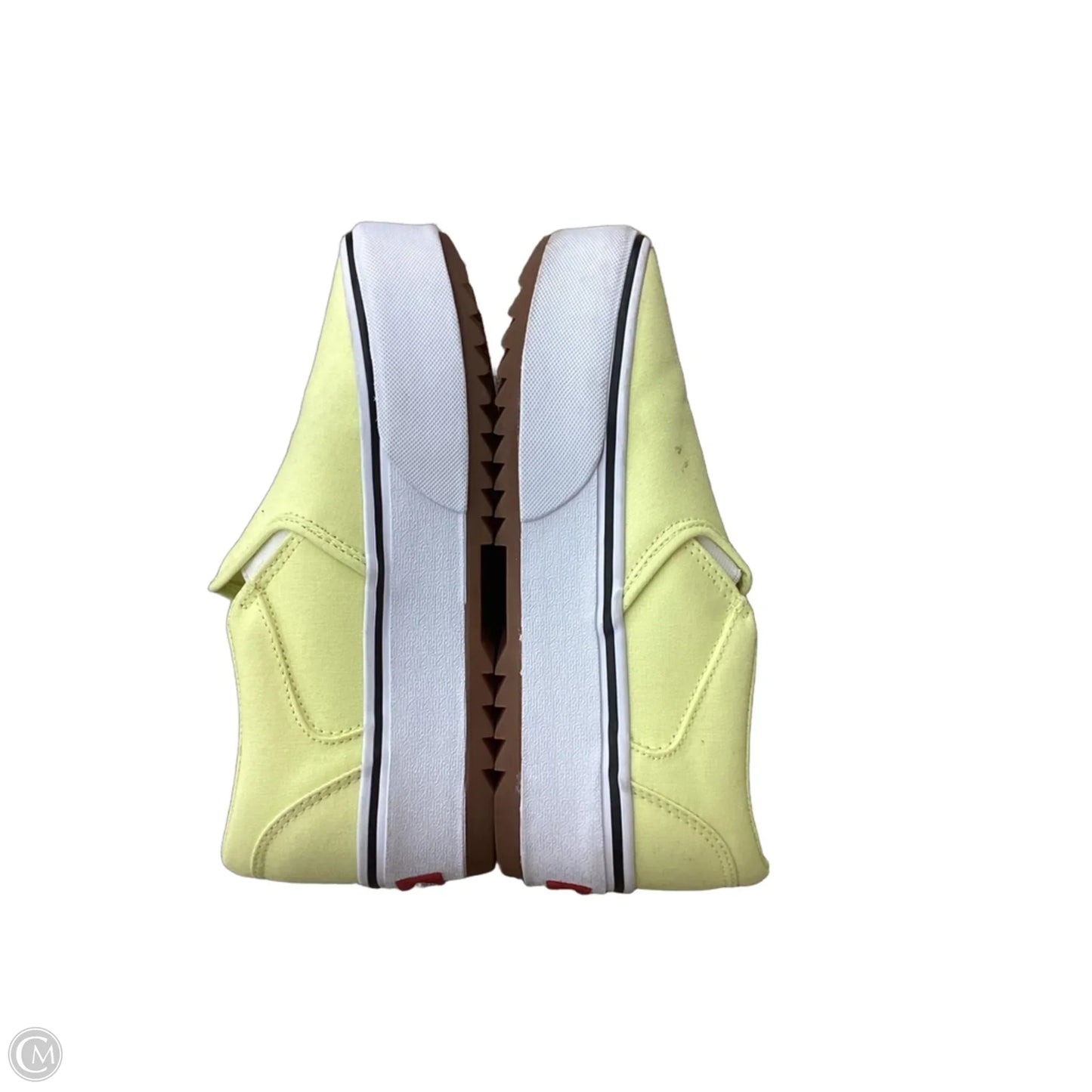 Shoes Sneakers Platform By Vans In Yellow, Size: 8