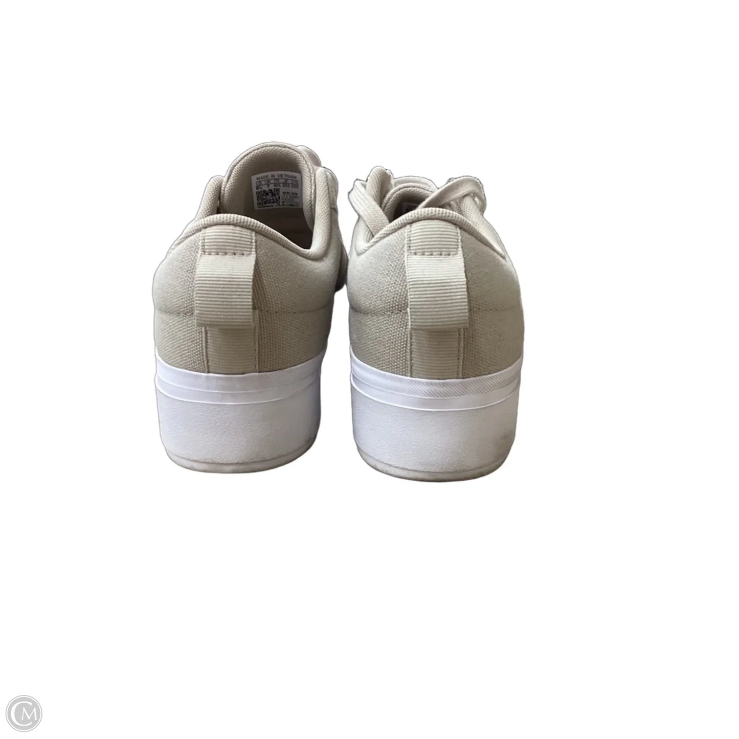 Shoes Sneakers Platform By Adidas In Beige, Size: 8.5