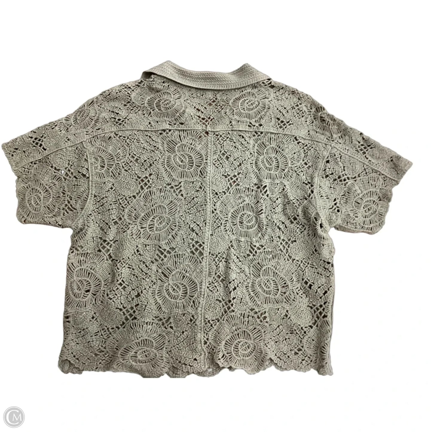Sweater Short Sleeve By Democracy In Green, Size: Xs