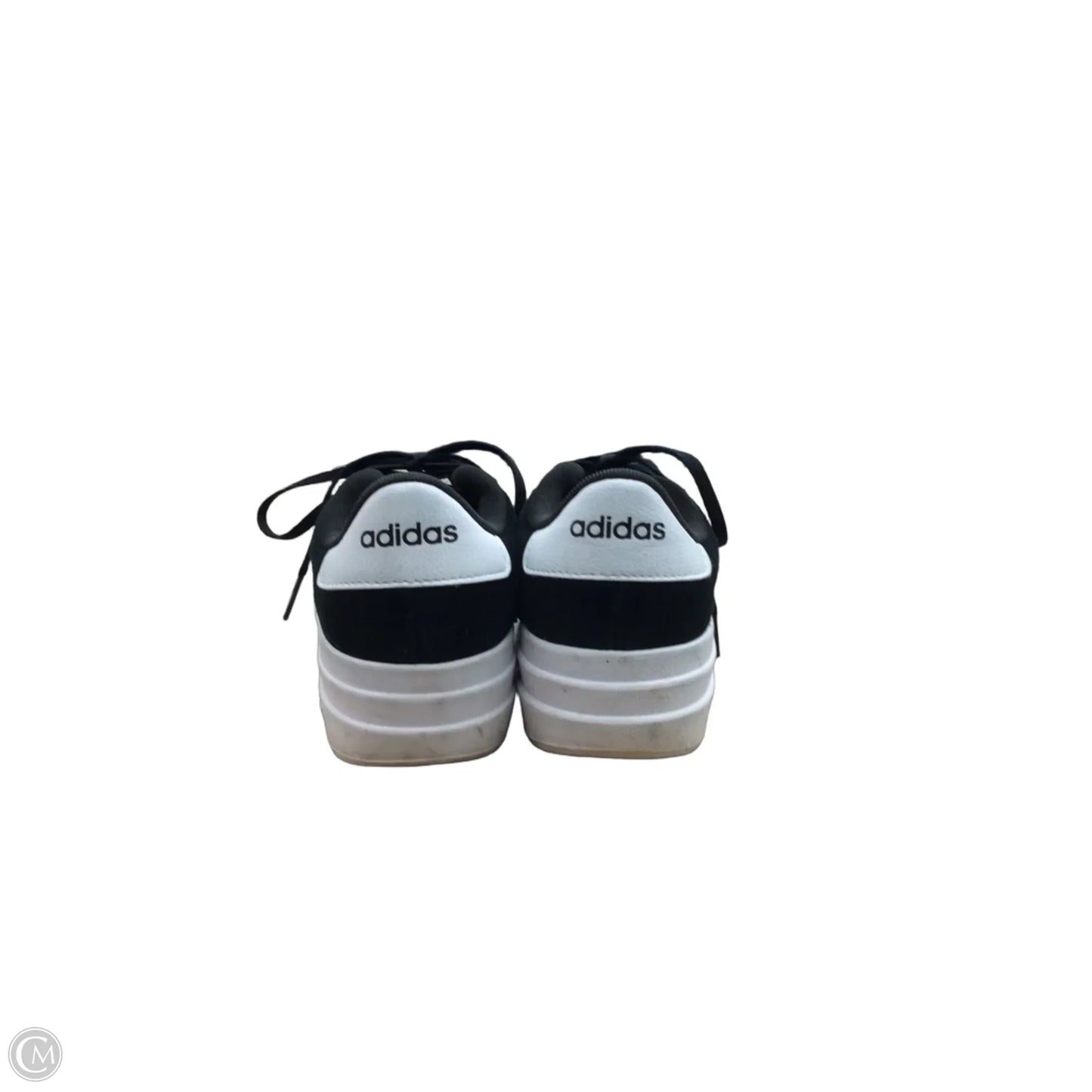 Shoes Sneakers Platform By Adidas In Black & White, Size: 7.5