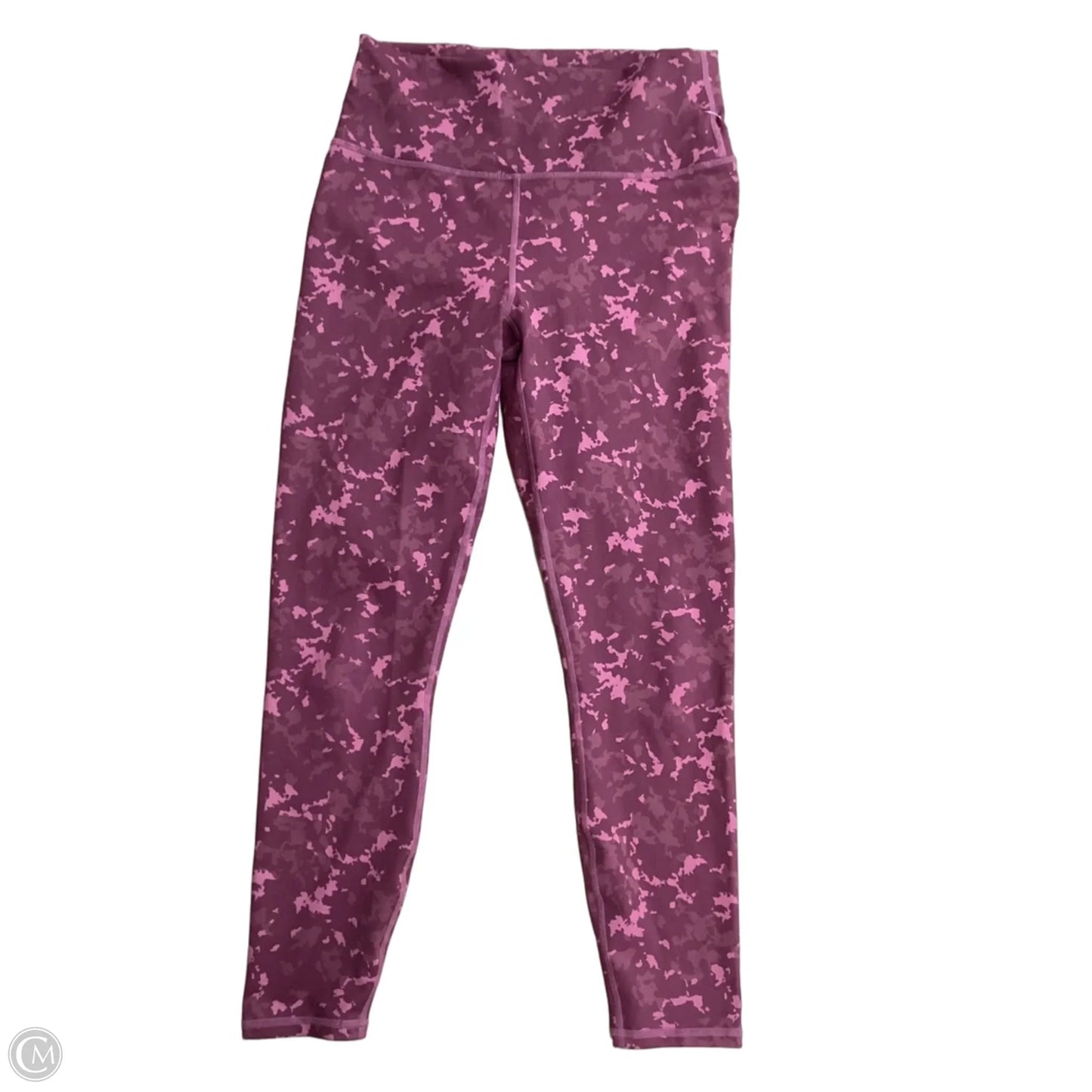 Athletic Leggings By Fabletics In Maroon, Size: S