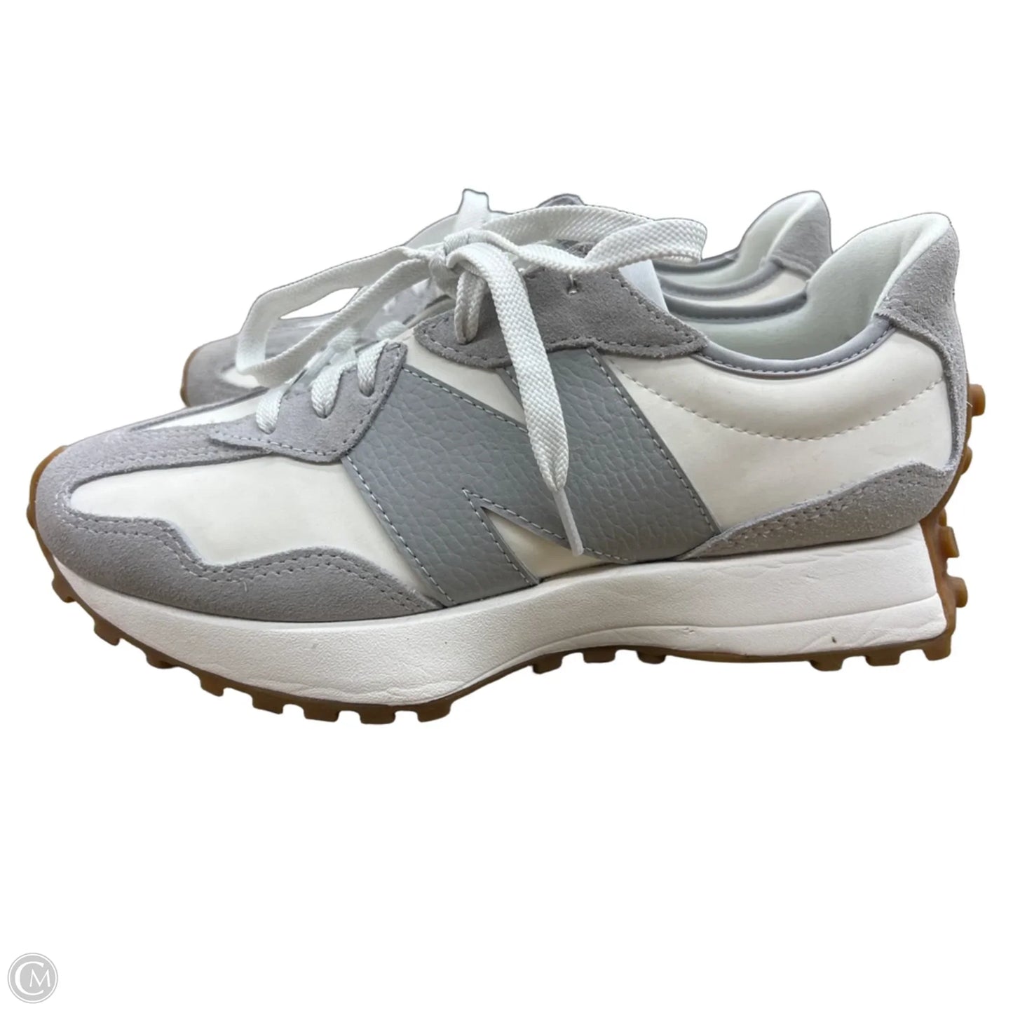 Shoes Athletic By New Balance In Grey & White, Size: 8.5