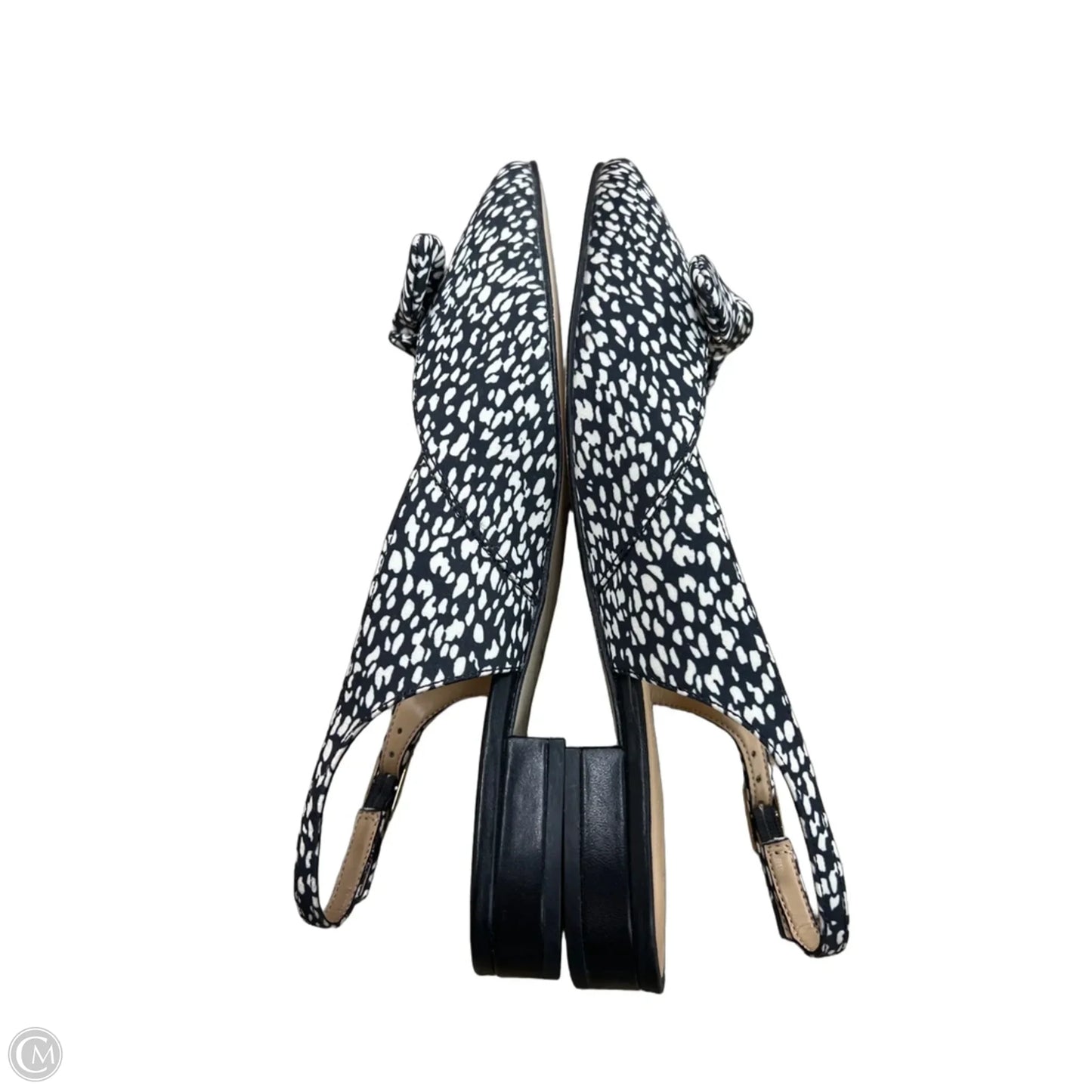 Shoes Flats By Talbots In Black & White, Size: 7