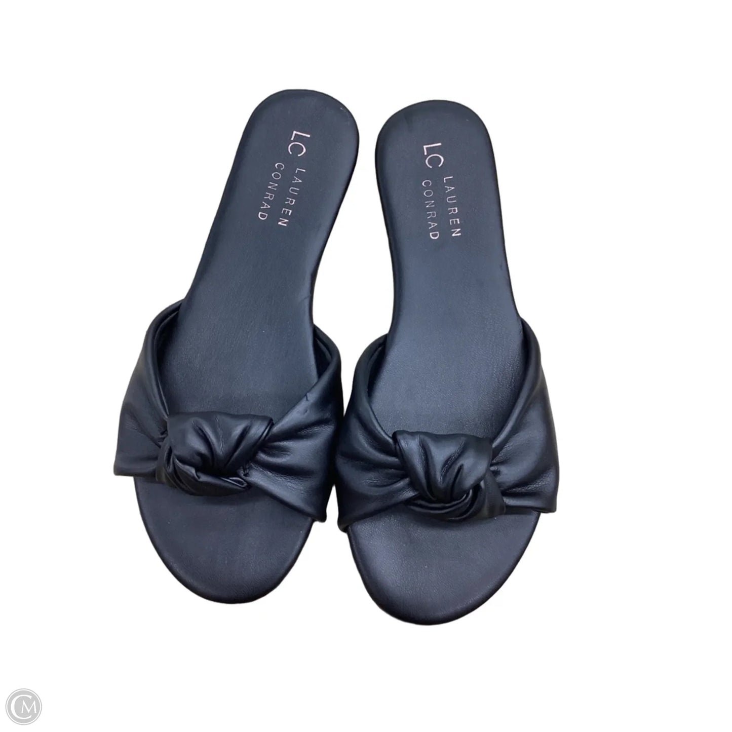 Sandals Flats By Lc Lauren Conrad In Black, Size: 7