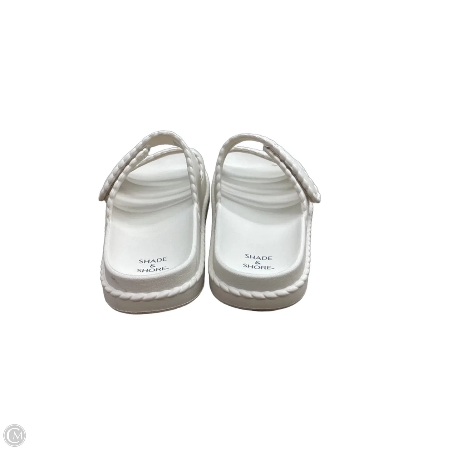 Sandals Flats By Shade & Shore In Beige, Size: 7