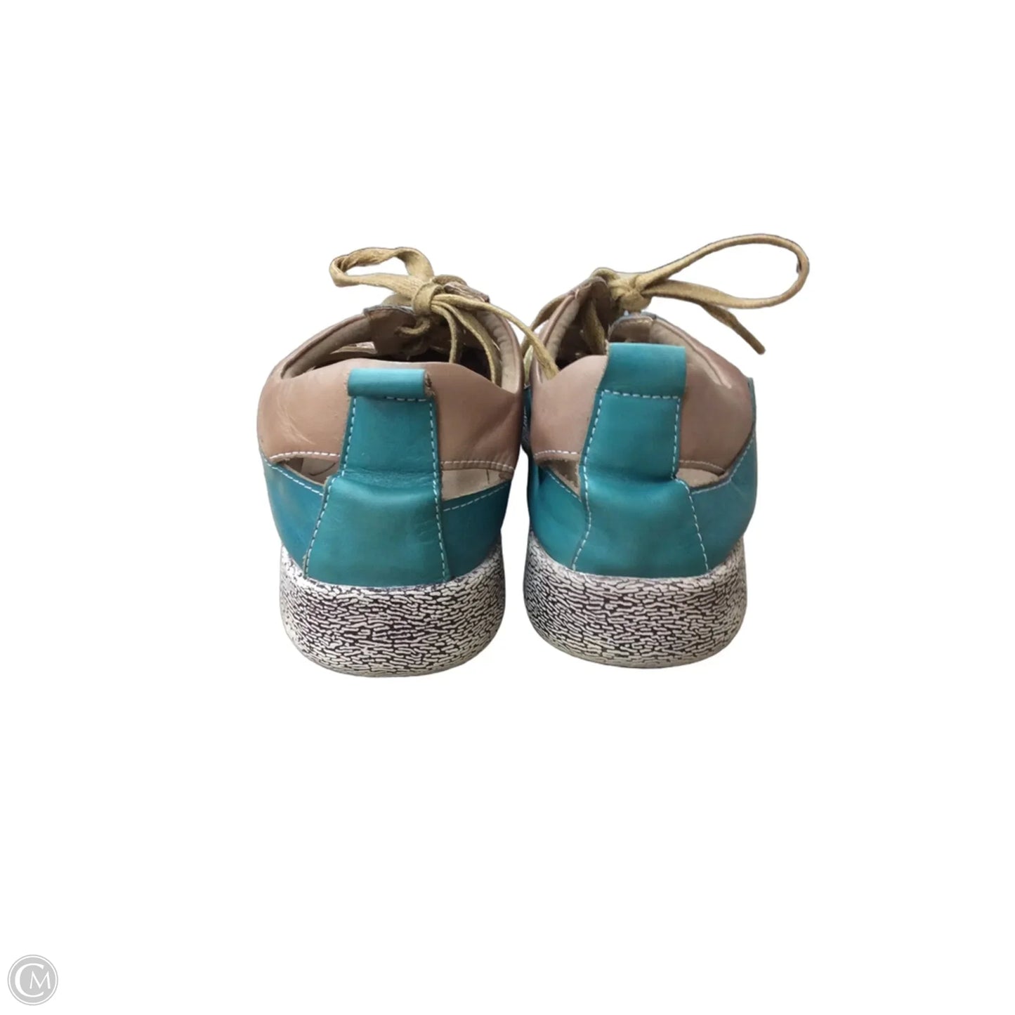 Shoes Flats By Spring Step In Brown & Green, Size: 8