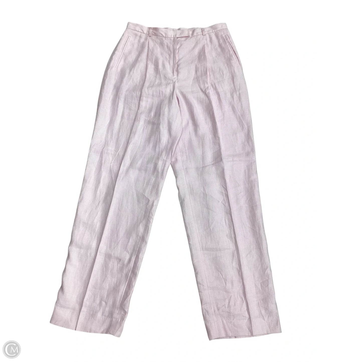 Pants Linen By Lauren By Ralph Lauren In Pink, Size: 14