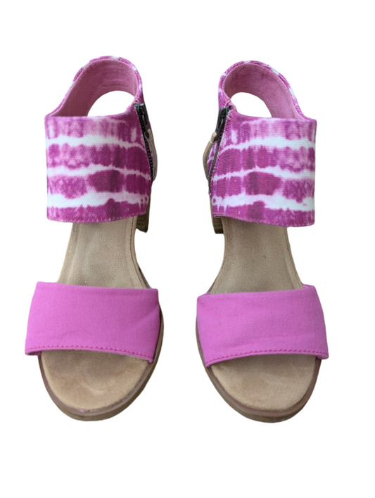 Shoes Heels Block By Toms In Pink, Size: 7.5