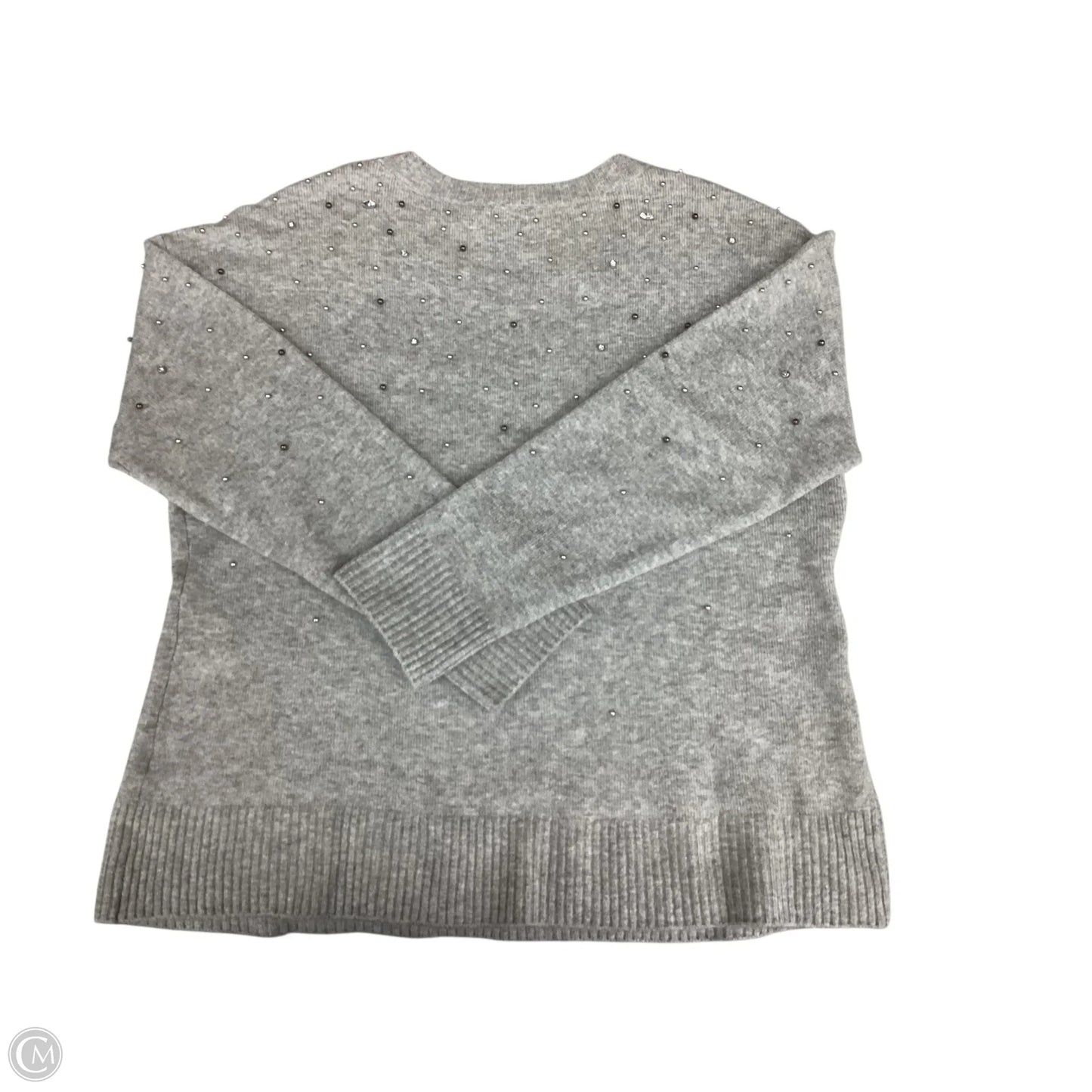 Sweater By Talbots In Grey, Size: L