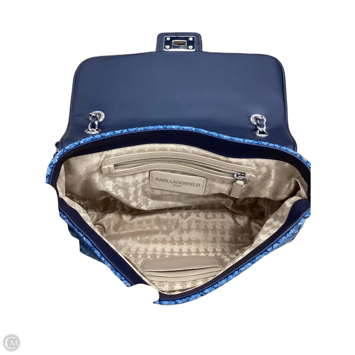 Handbag Designer By Karl Lagerfeld, Size: Medium
