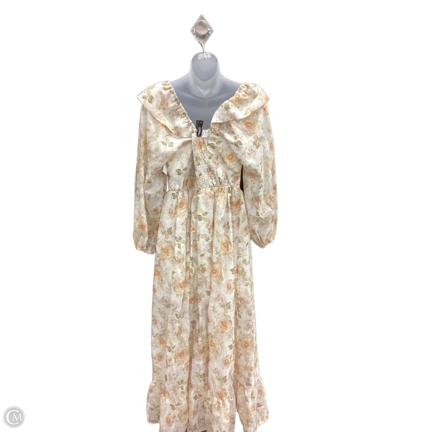 Dress Casual Maxi By Clothes Mentor In Yellow, Size: M