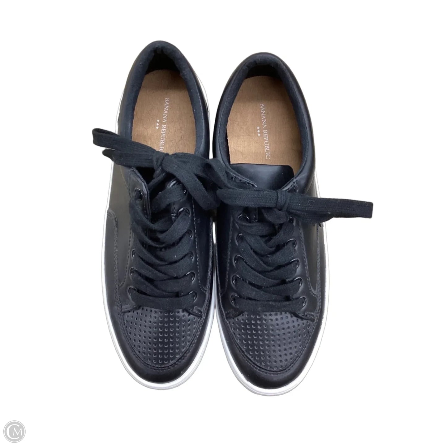 Shoes Sneakers By Banana Republic In Black & White, Size: 7