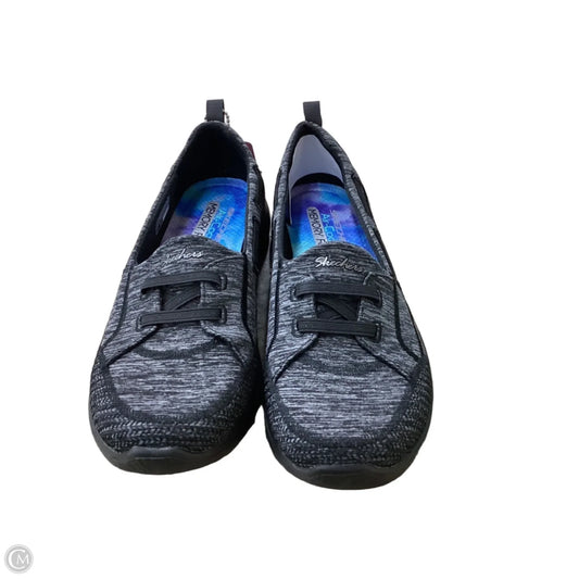Shoes Athletic By Skechers In Black & Grey, Size: 7.5