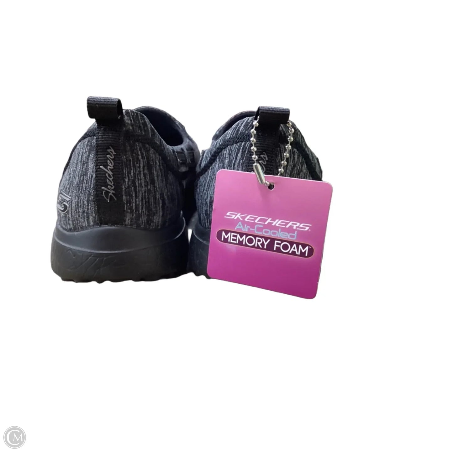 Shoes Athletic By Skechers In Black & Grey, Size: 7.5