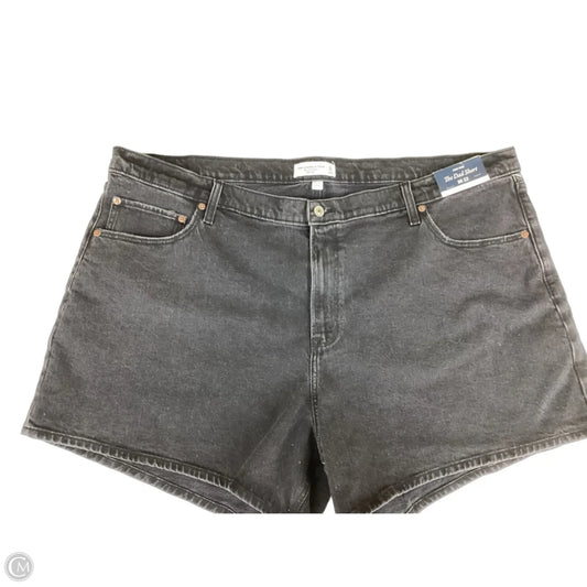 Shorts By Abercrombie And Fitch In Black Denim, Size: 22